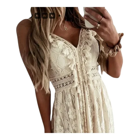 Elegant Beach Dress - Picture 3 of 7